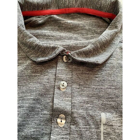 Calvin Klein Mens XL Polo Shirt Gray Short Sleeve - Picture 6 of 12